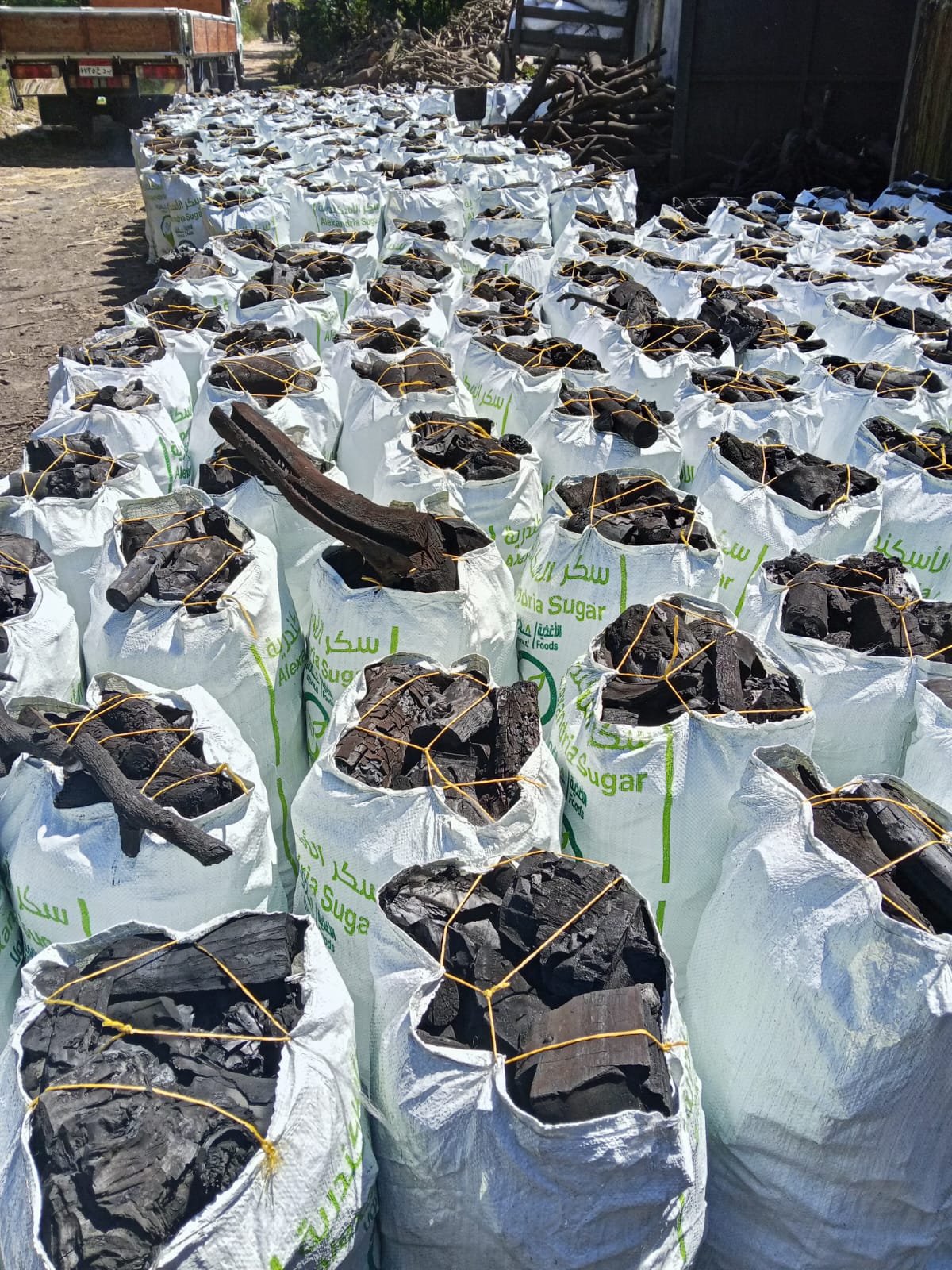 فحم خشب الليمون الطبيعي النقي للشيشة والأراجيل (Natural Lemon Charcoal)